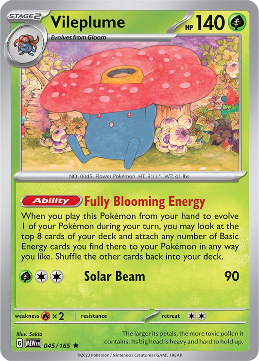 Vileplume (045/165) [Scarlet & Violet 151]