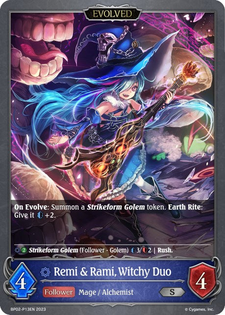 Remi & Rami, Witchy Duo (Evolved) (Foil) (BP02-P13EN) [Reign of Bahamut]