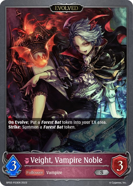 Veight, Vampire Noble (Evolved) (Foil) (BP02-P23EN) [Reign of Bahamut]