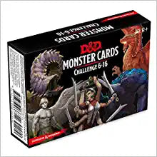 D&D - Monster Cards: Challenge 6-16