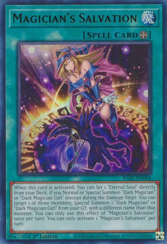 Magician's Salvation [RA01-EN068] Ultra Rare