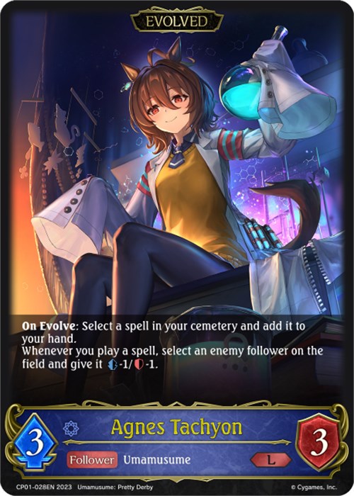 Agnes Tachyon (Evolved) (CP01-028EN) [Umamusume: Pretty Derby]