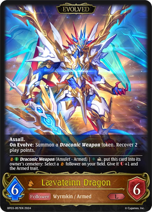 Lvateinn Dragon (Evolved) (BP03-057EN) [Flame of Laevateinn]