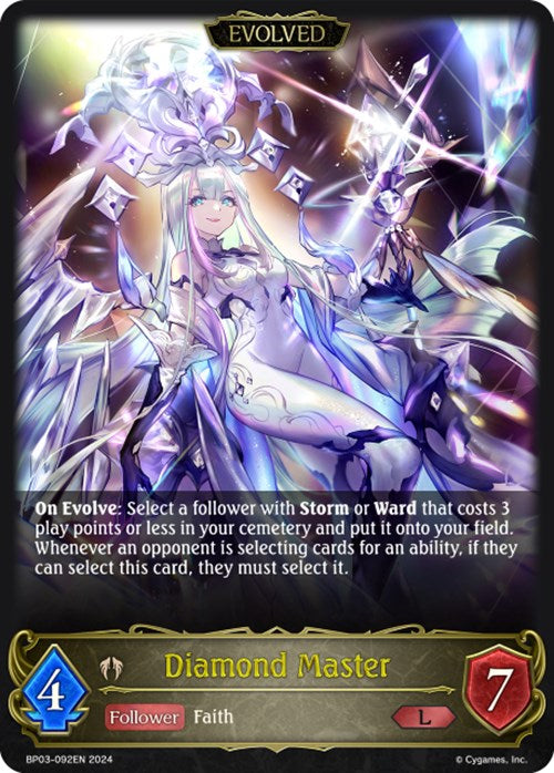 Diamond Master (Evolved) (BP03-092EN) [Flame of Laevateinn]
