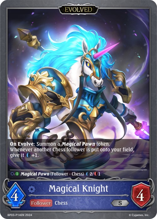 Magical Knight (Evolved) (Foil) (BP03-P14EN) [Flame of Laevateinn]