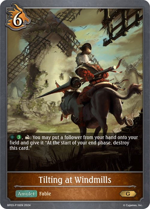 Tilting at Windmills (Foil) (BP03-P16EN) [Flame of Laevateinn]