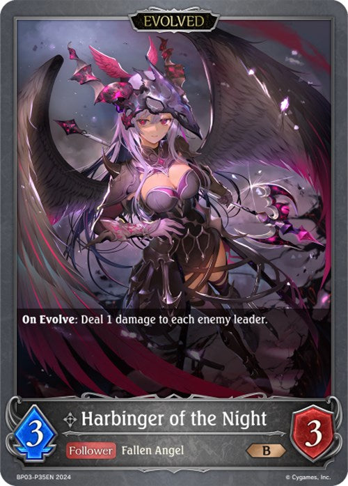 Harbinger of the Night (Evolved) (Foil) (BP03-P35EN) [Flame of Laevateinn]