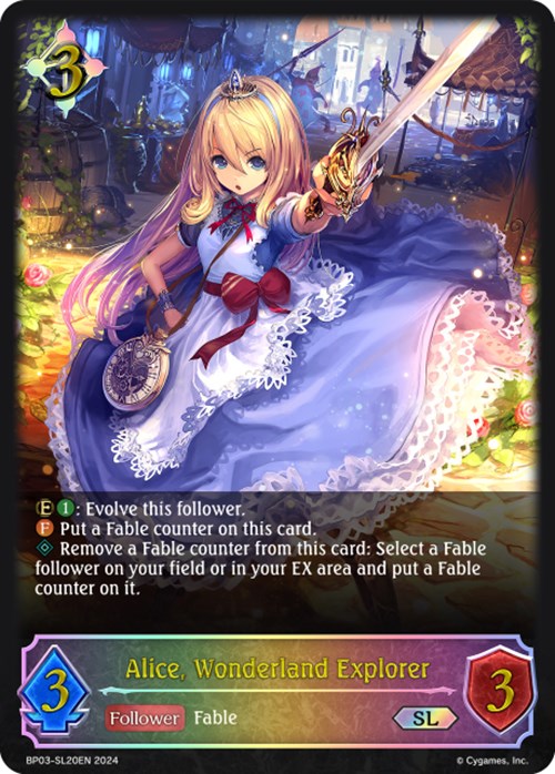 Alice, Wonderland Explorer (SL) (BP03-SL20EN) [Flame of Laevateinn]