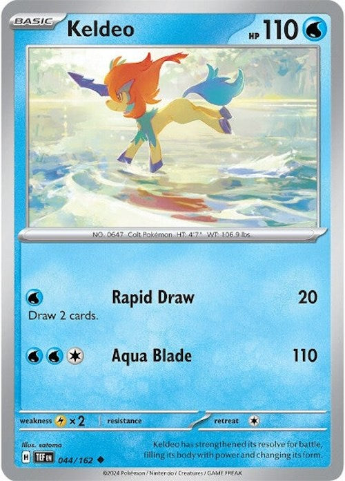 Keldeo (044/162) [Scarlet & Violet: Temporal Forces]