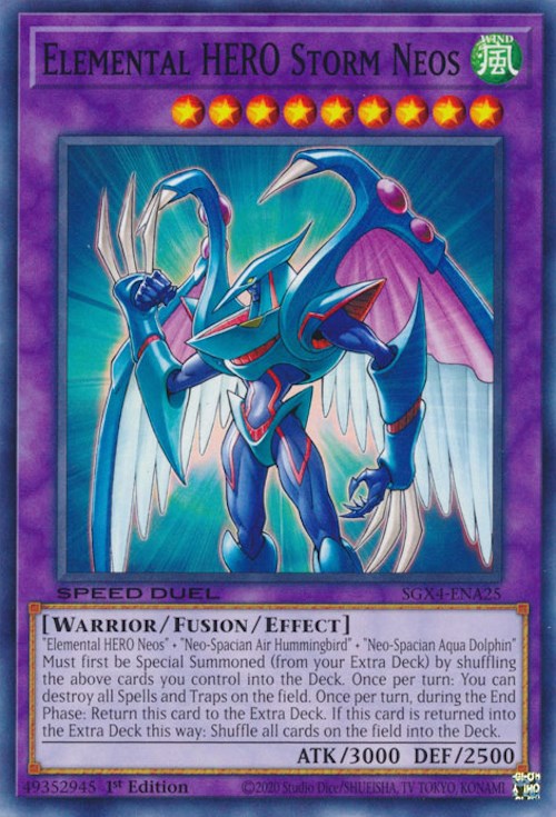 Elemental HERO Storm Neos [SGX4-ENA25] Common