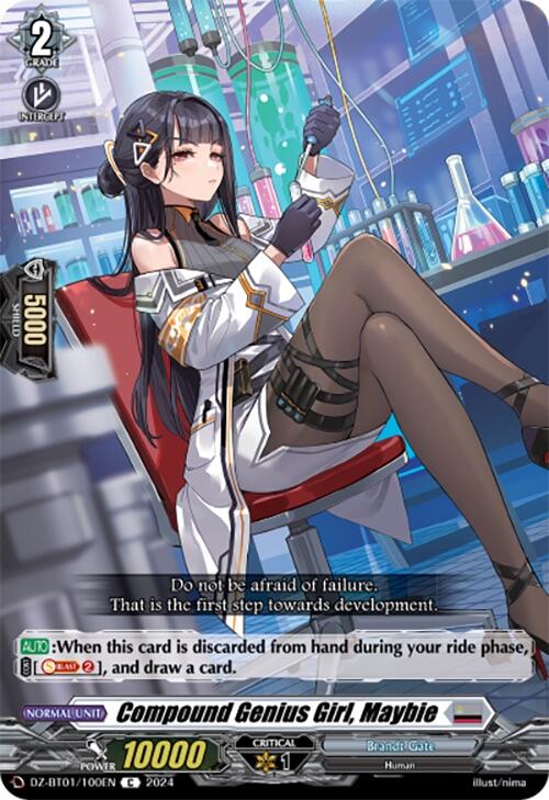 Compound Genius Girl, Maybie (DZ-BT01/100EN) [Fated Clash]