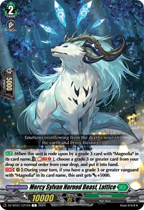 Mercy Sylvan Horned Beast, Lattice (DZ-BT01/121EN) [Fated Clash]