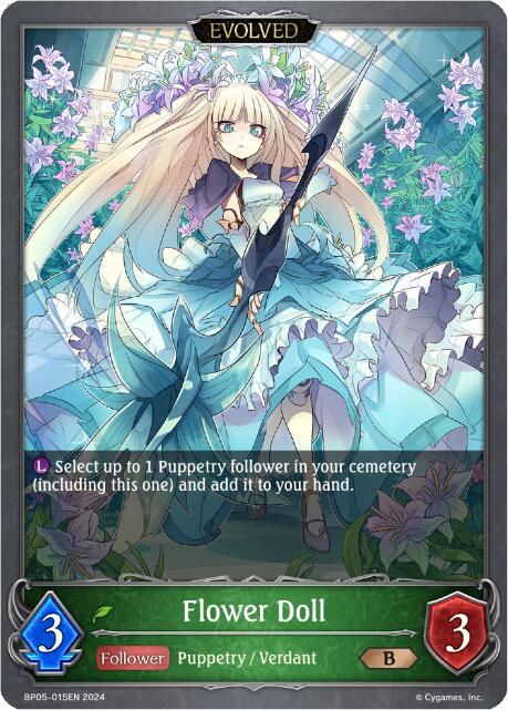 Flower Doll (Evolved) (BP05-015EN) [Omens Eternal]