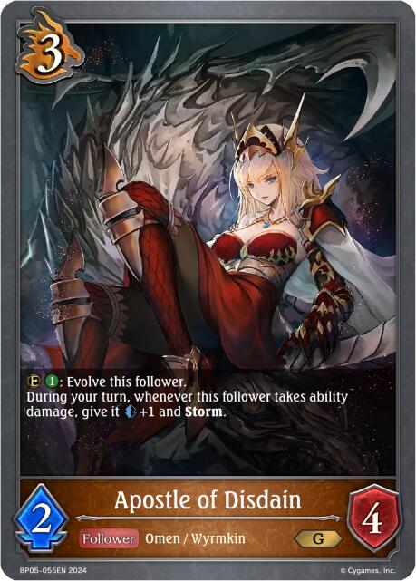 Apostle of Disdain (BP05-055EN) [Omens Eternal]