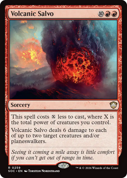 Volcanic Salvo [Secrets of Strixhaven Commander]