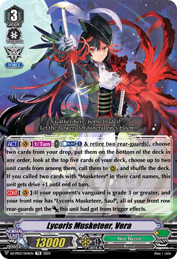 Lycoris Musketeer, Vera (DZ-PS03/004EN) [DZ-PS03: Premium Deckset “Musketeer”]
