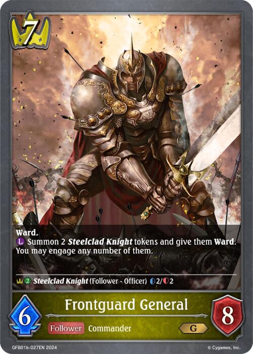 Frontguard General (GFB01b-027EN) [Gloryfinder Bundle 01: Guide to Glory]