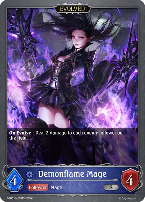 Demonflame Mage (Evolved) (GFB01b-038EN) [GFB01: Gloryfinder Bundle 01: Guide to Glory]