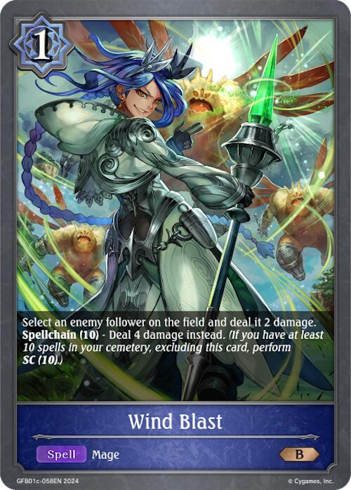 Wind Blast (GFB01c-058EN) [GFB01: Gloryfinder Bundle 01: Guide to Glory]