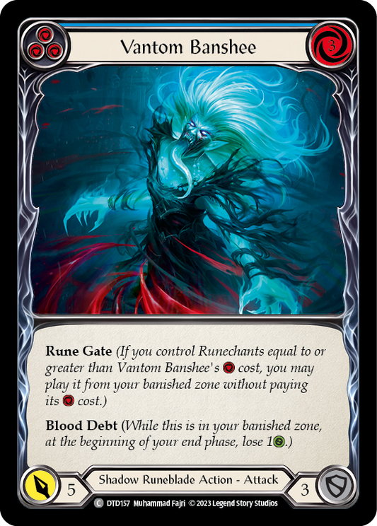 Vantom Banshee (Blue) [DTD157] (Dusk Till Dawn)  Rainbow Foil