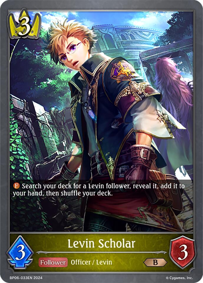 Levin Scholar (BP06-033EN) [Paragons of the Colosseum]