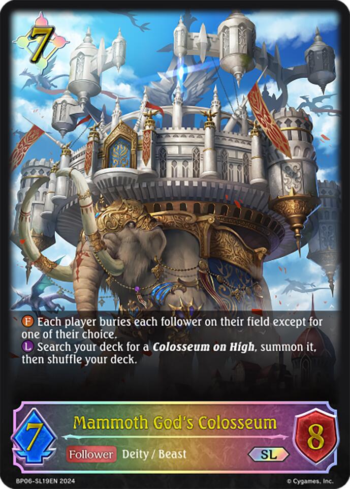 Mammoth God's Colosseum (BP06-SL19EN) [Paragons of the Colosseum]