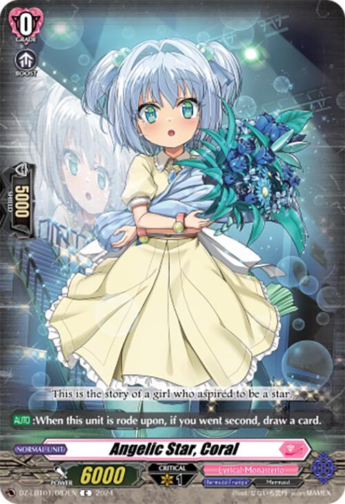 Angelic Star, Coral (DZ-LBT01/087EN) [Lyrical Monasterio Sparkling Stars!]