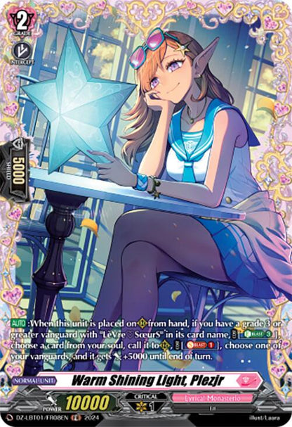 Warm Shining Light, Plezjr (DZ-LBT01/FR08EN) [Lyrical Monasterio Sparkling Stars!]