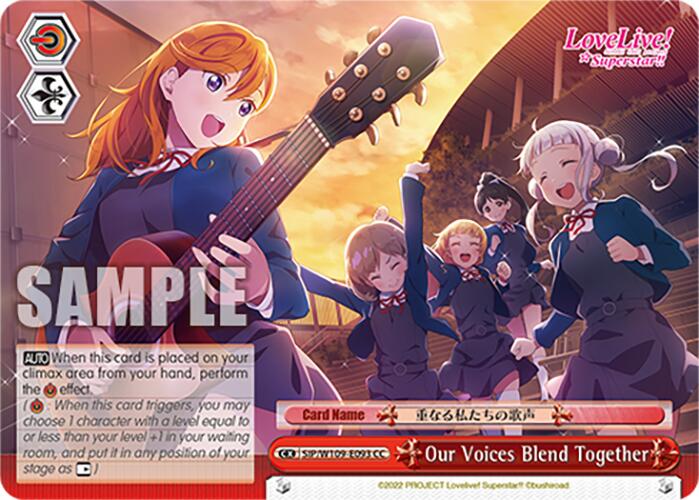 Our Voices Blend Together (SIP/W109-E093 CC) [Love Live! School idol festival 2 MIRACLE LIVE!]