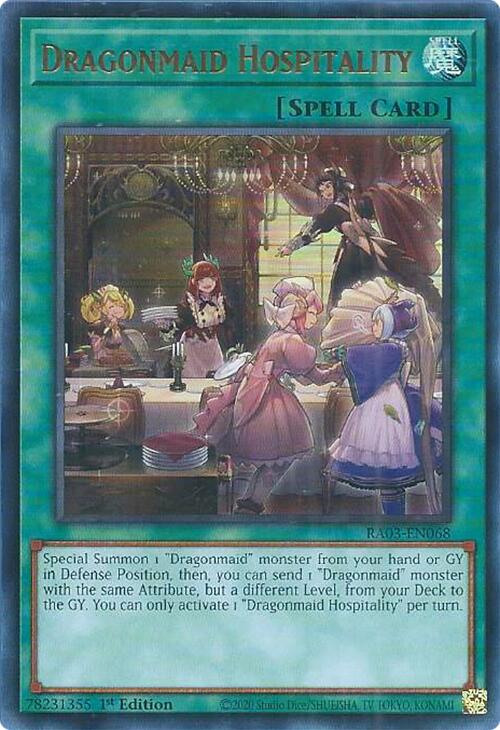 Dragonmaid Hospitality (UR) [RA03-EN068] Ultra Rare