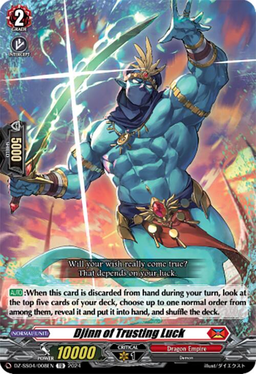 Djinn of Trusting Luck (DZ-SS04/008EN) [Special Series Stardust Blade]