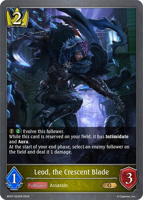 Leod, the Crescent Blade (BP07-022EN) [Verdant Steel]