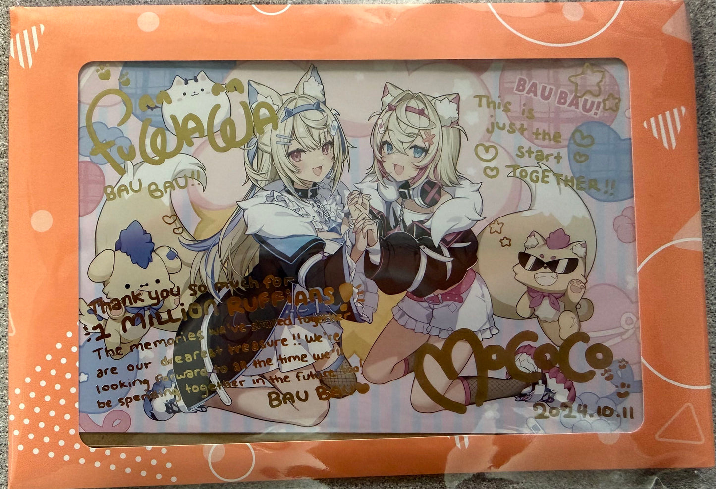 Hololive - FuwaMoco 1 Million Subscribers Limited Autograph