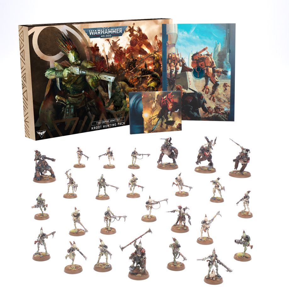 Warhammer 40k: T'au Empire Army Set - Kroot Hunting Pack