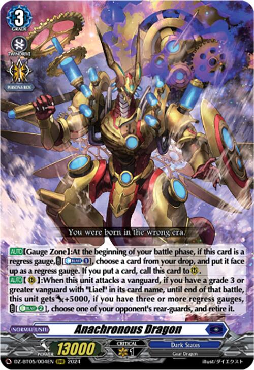 Anachronous Dragon (DZ-BT05/004EN) [Omniscient Awakening]