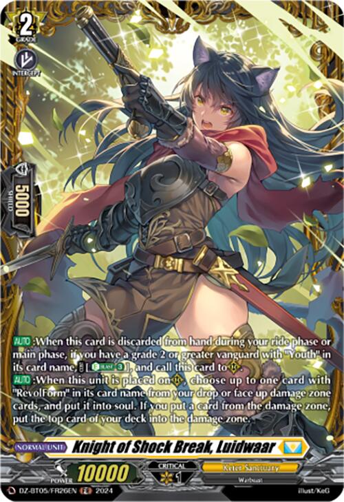 Knight of Shock Break, Luidwaar (DZ-BT05/FR26EN) [Omniscient Awakening]