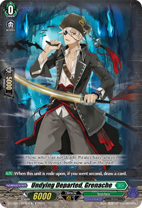 Undying Departed, Grenache (DZ-SS03/004EN) [Stride Deckset -Nightrose-]