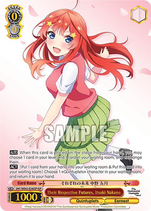 Their Respective Futures, Itsuki Nakano (5HY/WE43-E24IGP IGP) [The Quintessential Quintuplets Specials Premium Booster]