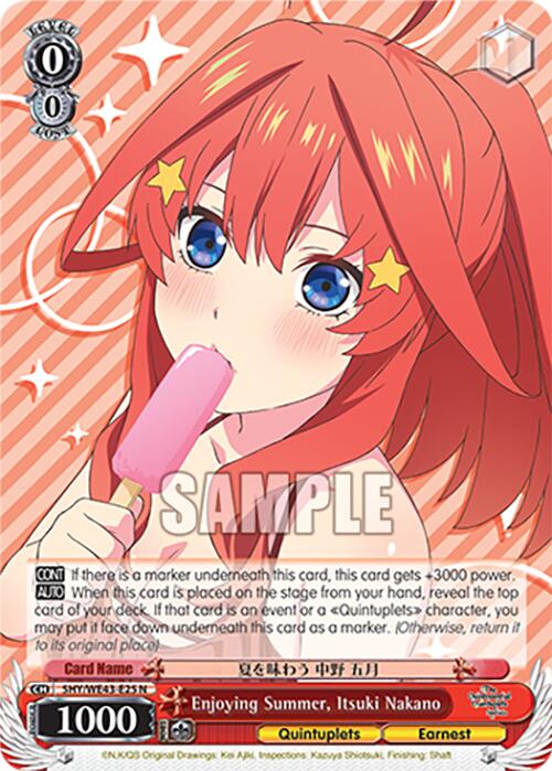 Enjoying Summer, Itsuki Nakano (5HY/WE43-E25 N) [The Quintessential Quintuplets Specials Premium Booster]