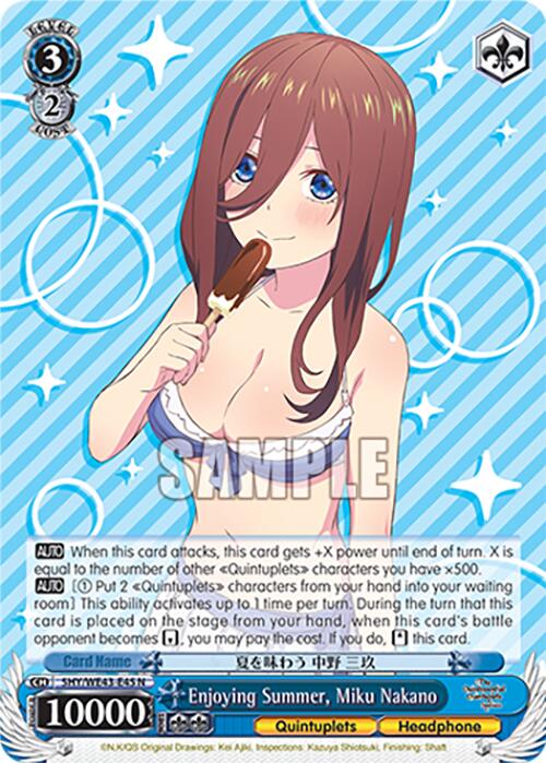 Enjoying Summer, Miku Nakano (5HY/WE43-E45 N) [The Quintessential Quintuplets Specials Premium Booster]