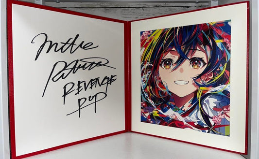 Mika Pikazo : Solo Exhibition REVENGE POP Autographed Colored Paper