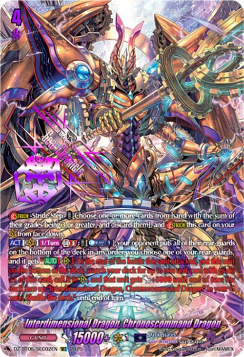 Interdimensional Dragon, Chronoscommand Dragon (DZ-BT06/SEC02EN) [Generation Dragenesis]