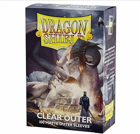 Dragon Shield Sleeves: Clear Outer - Matte Outer Sleeves