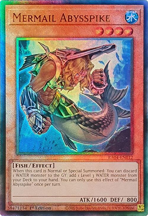 Mermail Abysspike [RA04-EN012] Ultimate Rare