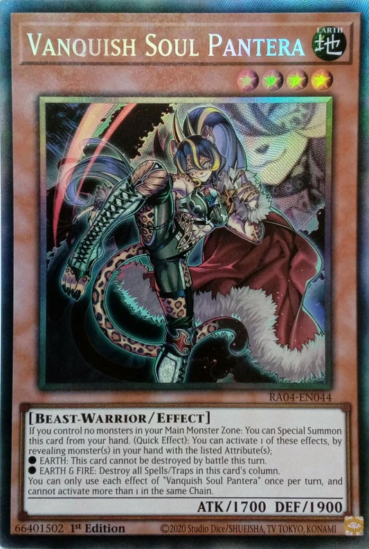 Vanquish Soul Pantera [RA04-EN044] Collector's Rare