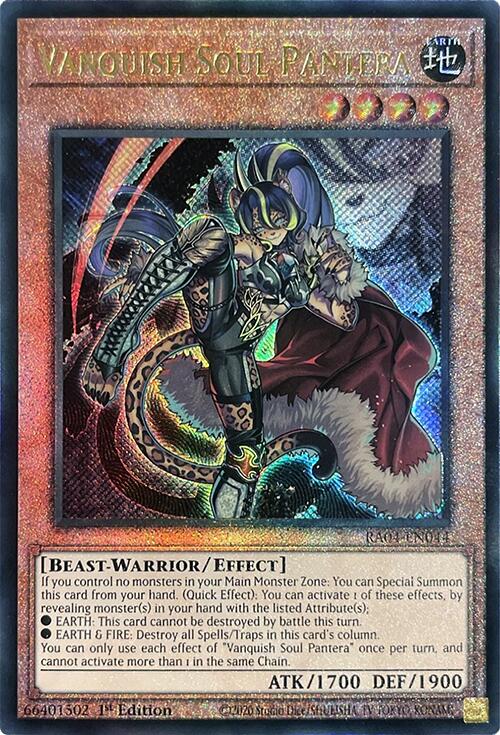 Vanquish Soul Pantera [RA04-EN044] Ultimate Rare