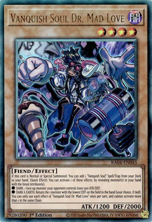 Vanquish Soul Dr. Mad Love [RA04-EN045] Ultimate Rare