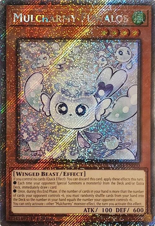 Mulcharmy Fuwalos [RA04-EN050] Platinum Secret Rare