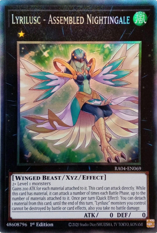 Lyrilusc - Assembled Nightingale [RA04-EN069] Collector's Rare
