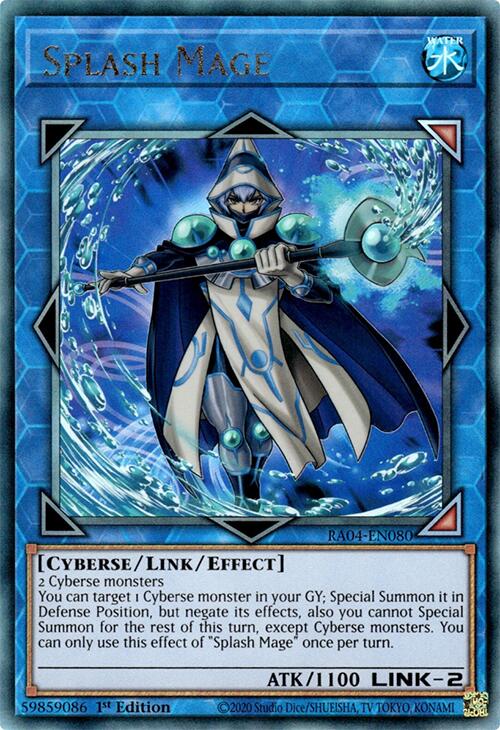 Splash Mage [RA04-EN080] Ultimate Rare